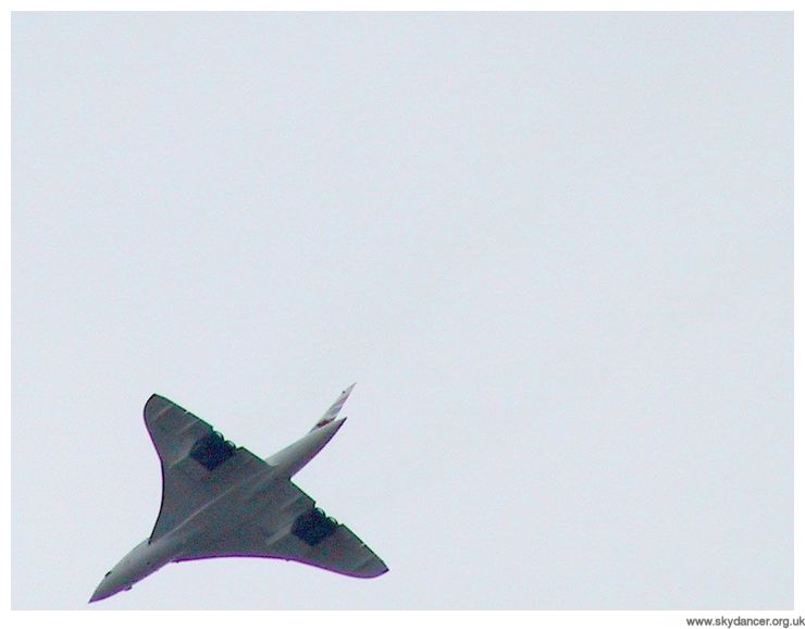 Concorde from Clifton Down