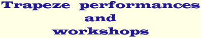 Trapeze performance and workshops